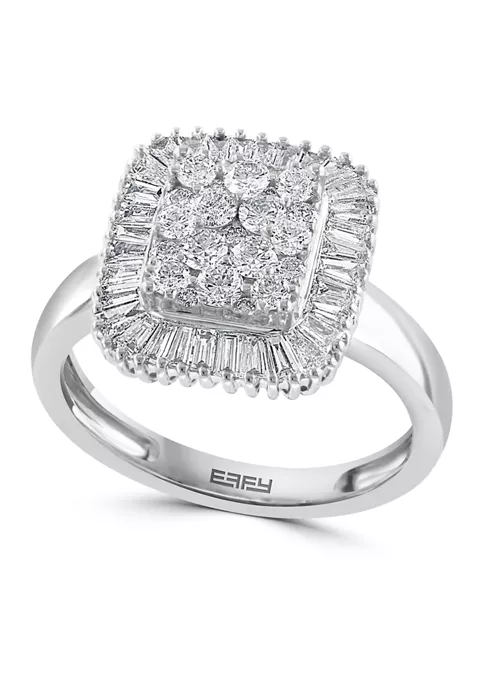 Coupon ✔️ 1 ct. t.w. Diamond Ring in 14K White Gold by Effy® 😀 1 Coupon ✔️ 1 ct. t.w. Diamond Ring in 14K White Gold by Effy® 😀
