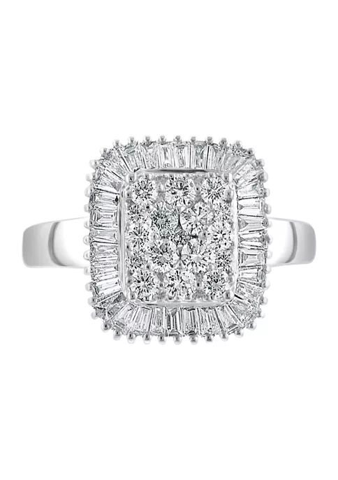 Coupon ✔️ 1 ct. t.w. Diamond Ring in 14K White Gold by Effy® 😀 2 Coupon ✔️ 1 ct. t.w. Diamond Ring in 14K White Gold by Effy® 😀 - Image 2