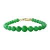 Promo 👍 14K Yellow Gold 7/8 ct. t.w. Green Jade Bracelet by Effy® ⌛