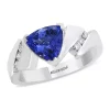 Deals 😍 1/5 ct. t.w. Diamond and 1.52 ct. t.w. Tanzanite Ring in 14K White Gold by Effy® 🥰