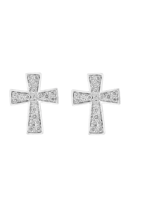 Cheap 💯 925 Sterling Silver Diamond Earrings by Effy® 🌟 2 Cheap 💯 925 Sterling Silver Diamond Earrings by Effy® 🌟 - Image 2