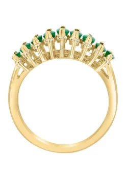 Coupon 👏 14K Yellow Gold Diamond and Natural Emerald Ring by Effy® 🎉 8 Coupon 👏 14K Yellow Gold Diamond and Natural Emerald Ring by Effy® 🎉 -Effy® Sales Shop Belk 2895