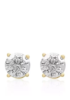 Best Pirce ❤️ 1/3 ct. t.w. Diamond Stud Earrings in 14K Yellow Gold by Effy® 🧨