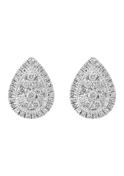 Best Sale ⭐ 1/2 ct. t.w. Diamond Earrings in Sterling Silver by Effy® 🤩 -Effy® Sales Shop Belk 2952