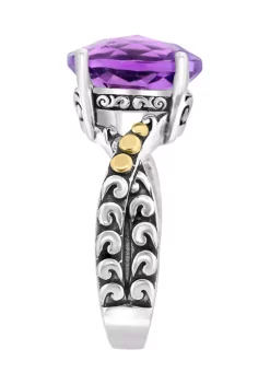 Budget 😀 Amethyst Twist Ring in 18K Sterling Silver by Effy® 🔥 9 Budget 😀 Amethyst Twist Ring in 18K Sterling Silver by Effy® 🔥 -Effy® Sales Shop Belk 2956