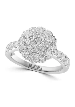 New ⌛ 14K White Gold Diamond Ring by Effy® ⌛