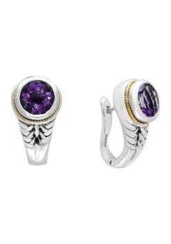 Flash Sale 🛒 3.33 ct. t.w. Amethyst Earrings in Sterling Silver by Effy® 🥰