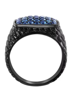 Top 10 🤩 Men's 2.4 ct. t.w. London Blue Topaz Ring in Sterling Silver by Effy® 🔔 -Effy® Sales Shop Belk 3077