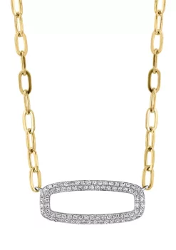 Best reviews of 🎁 1/2 ct. t.w. Diamond Necklace in 14K Two-Tone Gold by Effy® ⌛