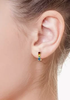 Deals 😀 14K Yellow Gold Amethyst, Blue Topaz, London Blue Topaz, Citrine, Garnet, Rhodolite, and Peridot Earrings by Effy® 🌟 -Effy® Sales Shop Belk 3109