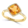 Best reviews of ❤️ 14K Yellow Gold Diamond and Citrine Ring by Effy® 😍