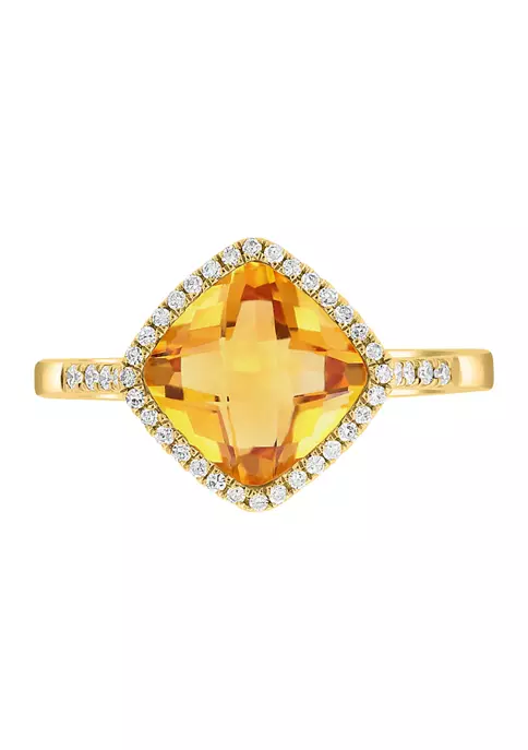 Best reviews of ❤️ 14K Yellow Gold Diamond and Citrine Ring by Effy® 😍 2 Best reviews of ❤️ 14K Yellow Gold Diamond and Citrine Ring by Effy® 😍 - Image 2