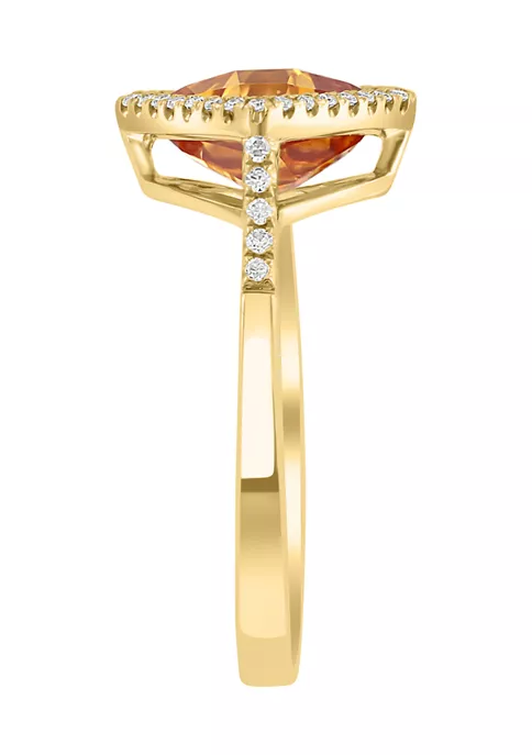 Best reviews of ❤️ 14K Yellow Gold Diamond and Citrine Ring by Effy® 😍 4 Best reviews of ❤️ 14K Yellow Gold Diamond and Citrine Ring by Effy® 😍 - Image 4