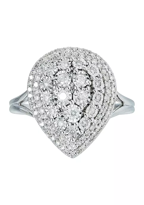 Cheapest 😀 Sterling Silver Diamond Ring by Effy® 🌟 2 Cheapest 😀 Sterling Silver Diamond Ring by Effy® 🌟 - Image 2