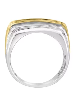 Cheapest ✨ Men's 1 ct. t.w. Diamond Ring in 14K Two Tone Gold by Effy® 🥰 -Effy® Sales Shop Belk 3126
