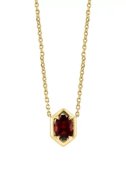 Cheapest 💯 925 Gold Plated Silver Garnet Oval Necklace by Effy® ❤️ -Effy® Sales Shop Belk 3143