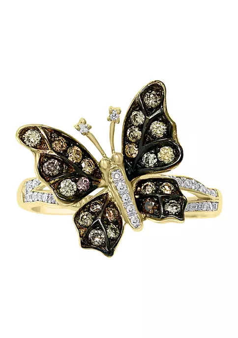 Coupon 😀 1/2 ct. t.w. Diamond Ring in 14k Yellow Gold by Effy® 🎁 2 Coupon 😀 1/2 ct. t.w. Diamond Ring in 14k Yellow Gold by Effy® 🎁 - Image 2