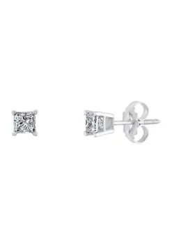 Discount 🎁 1/2 ct. t.w. Diamond Earrings in 14K White Gold by Effy® 😉