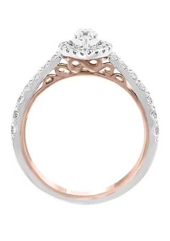 Best deal 😍 3/4 ct. t.w. Diamond Infinite Love Engagement Ring in 14k White & Rose Gold by Effy® 😉 -Effy® Sales Shop Belk 3195