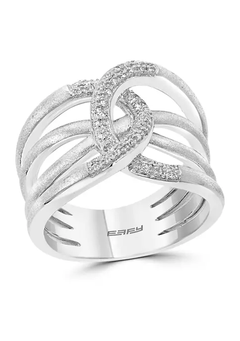 Top 10 🧨 1/8 ct. t.w. Diamond Ring in 925 Sterling Silver by Effy® 😉 5 Top 10 🧨 1/8 ct. t.w. Diamond Ring in 925 Sterling Silver by Effy® 😉 - Image 5