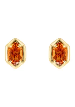 Deals ❤️ 925 Gold Plated Silver Citrine Earrings by Effy® ❤️ -Effy® Sales Shop Belk 3241