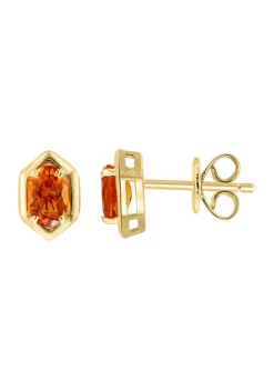 Deals ❤️ 925 Gold Plated Silver Citrine Earrings by Effy® ❤️ -Effy® Sales Shop Belk 3243