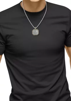 Hot Sale 🎁 Men's Lion Pendant Necklace in Sterling Silver by Effy® 😀 -Effy® Sales Shop Belk 3246