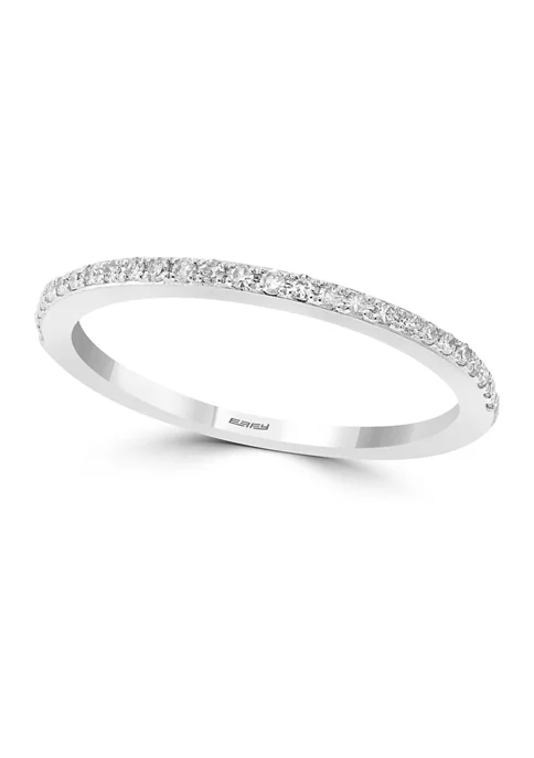 Cheap 😍 1/8 ct. t.w. Diamond Band in 14K White Gold by Effy® 👍 5 Cheap 😍 1/8 ct. t.w. Diamond Band in 14K White Gold by Effy® 👍 - Image 5