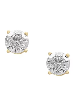 Buy ⌛ 14K Yellow Gold Diamond Stud Earrings by Effy® ⌛