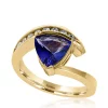 Outlet 👏 Tanzanite and Diamond Ring in 14K Yellow Gold by Effy® 🌟