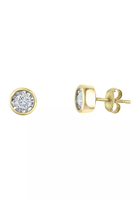 New ✔️ 1/2 ct. t.w. Diamond Earrings in 14K Yellow Gold by Effy® 🤩 1 New ✔️ 1/2 ct. t.w. Diamond Earrings in 14K Yellow Gold by Effy® 🤩