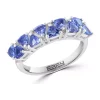 Discount 🛒 Diamond and Tanzanite Ring in Sterling Silver by Effy® 😍