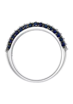 Flash Sale ✔️ 1/4 ct. t.w. Diamond and 7/8 ct. t.w. Sapphire Ring in 14K White Gold by Effy® 🤩 7 Flash Sale ✔️ 1/4 ct. t.w. Diamond and 7/8 ct. t.w. Sapphire Ring in 14K White Gold by Effy® 🤩 -Effy® Sales Shop Belk 3357