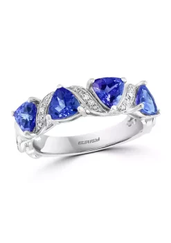 Brand new 🤩 1/10 ct. t.w. Diamond and 1.52 ct. t.w. Tanzanite Ring in 14K White Gold by Effy® 🌟