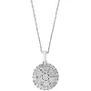 Buy 😍 1/2 ct. t.w. Miracle Diamond Pendant in Sterling Silver by Effy® ✔️