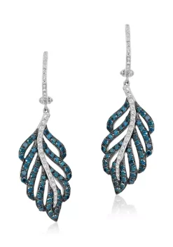 Best reviews of 😀 1.54 ct. t.w. Diamond Leaf Earrings 14k White Gold by Effy® 🎉 -Effy® Sales Shop Belk 34