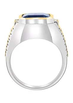 Best deal 🥰 1/6 ct. t.w. Diamond and 7.35 ct. t.w. Blue Topaz Ring in Sterling Silver by Effy® 🔥 7 Best deal 🥰 1/6 ct. t.w. Diamond and 7.35 ct. t.w. Blue Topaz Ring in Sterling Silver by Effy® 🔥 -Effy® Sales Shop Belk 3415