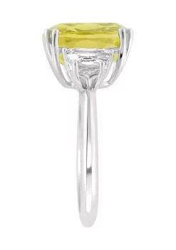 Discount 🛒 6.8 ct. t.w. White Topaz and Lemon Quartz Ring in 14K White Gold by Effy® 👏 9 Discount 🛒 6.8 ct. t.w. White Topaz and Lemon Quartz Ring in 14K White Gold by Effy® 👏 -Effy® Sales Shop Belk 3460