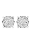 Top 10 🥰 1/2 ct. t.w. Diamond Illusion Earrings in Sterling Silver by Effy® ❤️