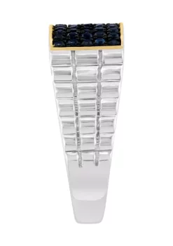 Promo 😀 Men's Blue Topaz Ring in Sterling Silver by Effy® 🔔 -Effy® Sales Shop Belk 3472