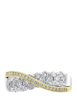 Flash Sale ⭐ 1 ct. t.w. Diamond Ring in 14K Two Tone Gold by Effy® ✔️ 7 Flash Sale ⭐ 1 ct. t.w. Diamond Ring in 14K Two Tone Gold by Effy® ✔️ -Effy® Sales Shop Belk 3502