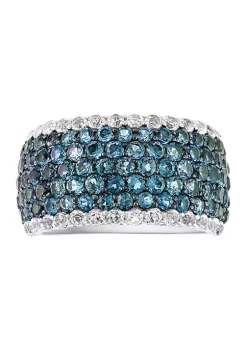 Flash Sale 😍 3.5 ct. t.w. Blue and White Topaz Ring in Sterling Silver by Effy® 😀 9 Flash Sale 😍 3.5 ct. t.w. Blue and White Topaz Ring in Sterling Silver by Effy® 😀 -Effy® Sales Shop Belk 3521