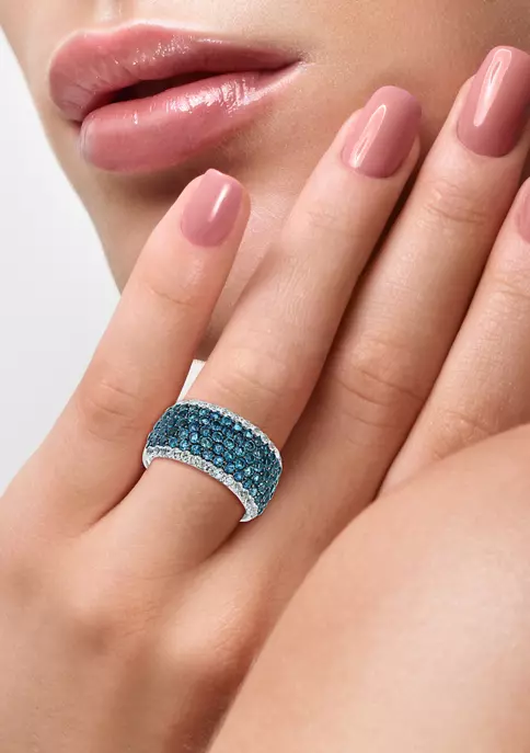 Flash Sale 😍 3.5 ct. t.w. Blue and White Topaz Ring in Sterling Silver by Effy® 😀 5 Flash Sale 😍 3.5 ct. t.w. Blue and White Topaz Ring in Sterling Silver by Effy® 😀 - Image 5