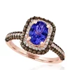 Coupon 🔔 Tanzanite and Diamond Ring in 14K Rose Gold by Effy® 😀