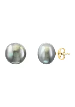 Best deal ✔️ Freshwater Pearl stud Earrings in 14K Yellow Gold by Effy® ⌛