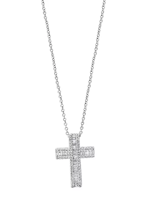 Deals 🔔 Diamond Pendant Necklace in 14K White Gold by Effy® 😉 2 Deals 🔔 Diamond Pendant Necklace in 14K White Gold by Effy® 😉 - Image 2