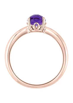 Discount 🤩 3/4 ct. t.w. Amethyst Ring in 14k Rose Gold by Effy® 💯 -Effy® Sales Shop Belk 3646