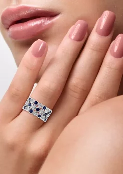 Budget 😍 Diamond and Natural Sapphire Ring in Sterling Silver by Effy® 😀 10 Budget 😍 Diamond and Natural Sapphire Ring in Sterling Silver by Effy® 😀 -Effy® Sales Shop Belk 3697