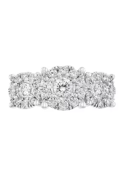 Budget 👏 14K White Gold 1 ct. t.w. Diamond Ring by Effy® ⌛ -Effy® Sales Shop Belk 3701