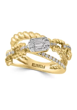 Best deal 👍 1/2 ct. t.w. Diamond Ring in 14K Yellow Gold by Effy® 🧨